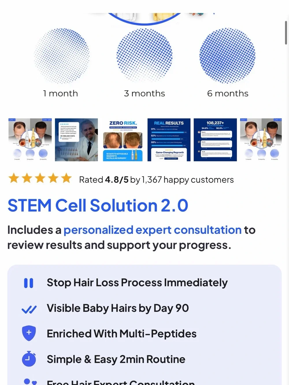 Nordicbiolabs men’s hair
